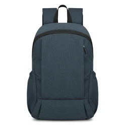 Compact Solid - Color Backpack for Outdoor Adventures and Everyday Use (DEEP BLUE)