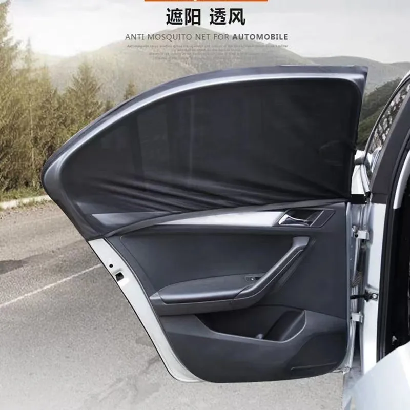 

Car Side Window Shade Curtain Rear window Cover UV Protection Sunshade Auto Rear window Anti-mosquito shade Curtain Styling
