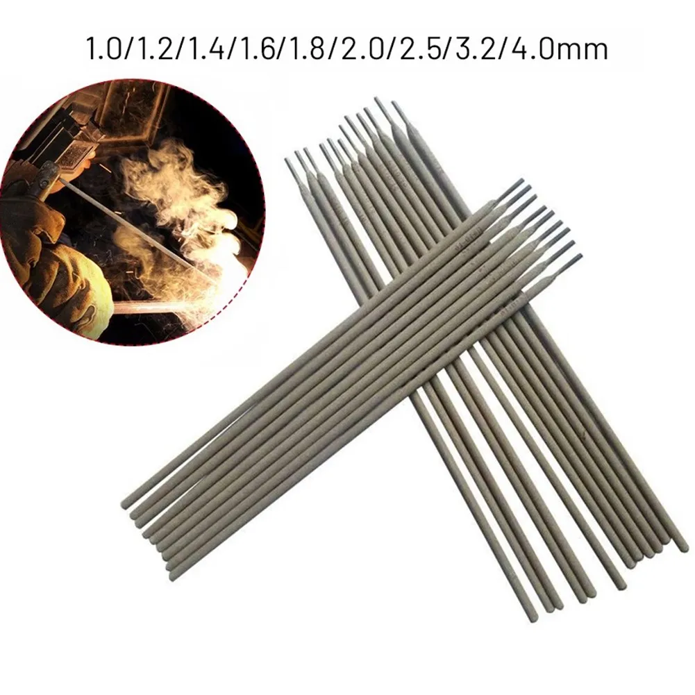 Welding Rods 20pcs 304 Stainless Steel Welding Rod For Soldering Solder A102 Electrodes For Welding 1.0mm-4.0mm Diameter Consumables