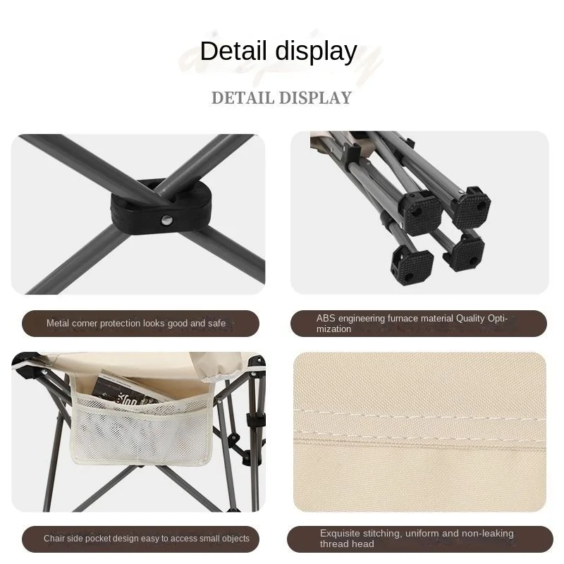 Outdoor Folding Lounge Chair Portable Ultra Light Camping Backrest Fishing Chair Home Lunch Folding Beach