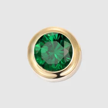  eManco Stainless Steel Charm Rhinestone Necklace Pendant Fashion 12 Colors Birthstone For Jewelry Making Women DIY Accessories 