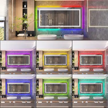 RGB LED Bathroom Mirror - Image 4