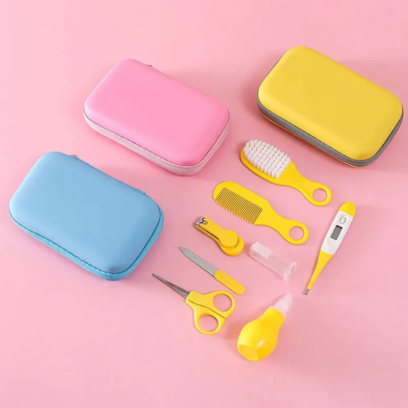 Baby Care Kit Health Care Kit Nail Scissors Clipper Portable Infant Child Healthcare Tools Sets 1/8 pcs/set for Toddler Gift