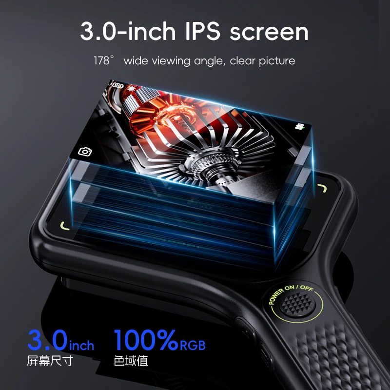 500X 디지털 현미경 돋보기와 휴대용 현미경 3.0 인치 큰 화면 2MP 보석 전자 시계 수리