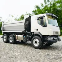 1/14 Truck model toy VM6*6 three-axle metal axle front multi-stage cylinder U bucket dump truck RCLESU 1