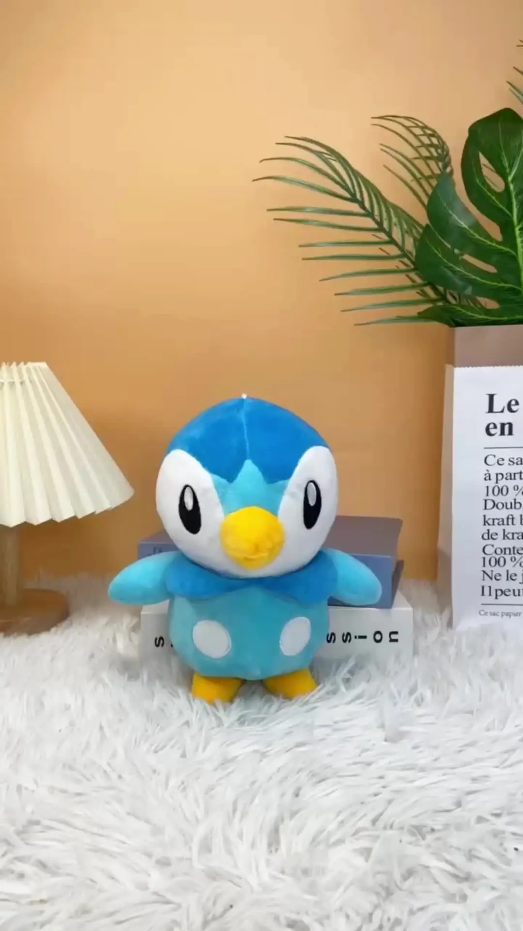 Pokemon Diamond & Pearl Starter Plush 3-Pack - 8" Chimchar, Piplup, Turtwig, Officially Licensed