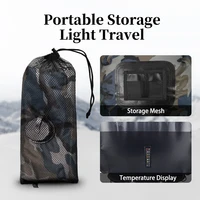 Sac de douche solaire 20L, chauffage solaire, sac de douche de camping, tuyau parfait, pommeau de douche commutable marche-arrêt, douche portable 5