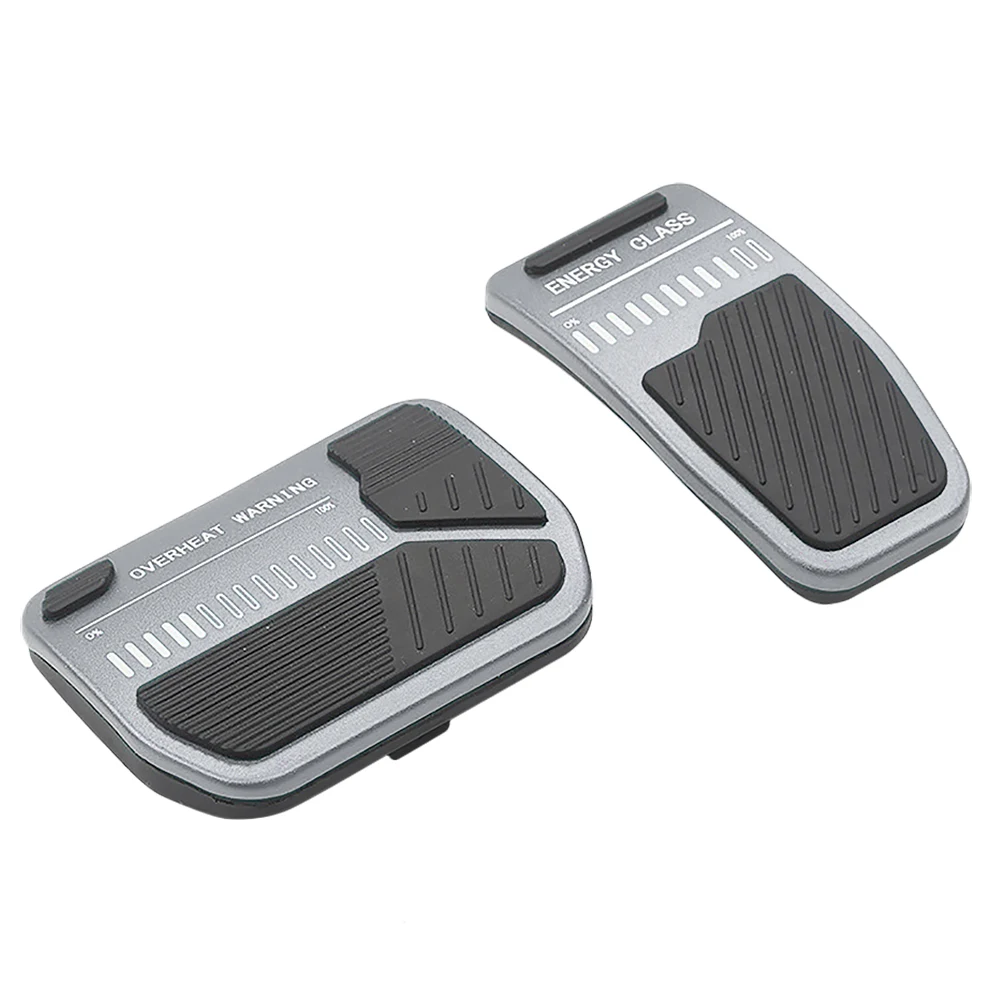 Car Foot Pad Protector Alloy Silcone Accelerator Brake Pedal Cover Non-Slip Auto Accessories For Tesla Model 3 Model Y -