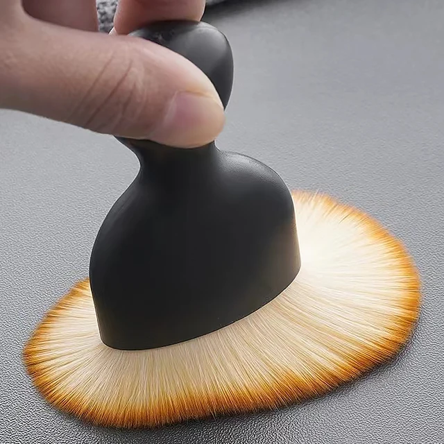 Brosse pour Nikde Voiture, Outils de Détail, pour Livres, Clavier, Climatiseur, Caméra, Optique, Fourrure Douce, Nettoyage avec Couvercle, Anti-poussière 4