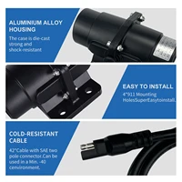 Petec Vibration Motor Brush Vibrator Motors for Salt&Sand and Concrete Mixer DC 12V 4500RPM Vibrating Force 200lbs 100lbs 5