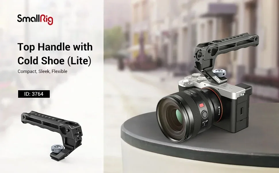 SmallRig Top Handle 5 Built-in Cold Shoe Mounts Portable Camera Handle For Sony