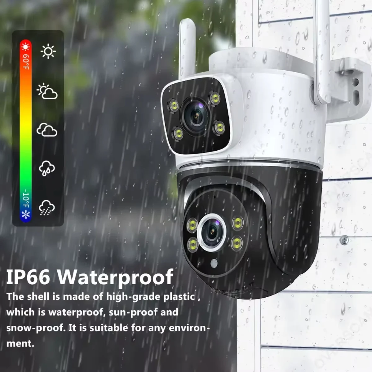 Tuya - caméra de surveillance extérieure solaire Wifi hd 2MP