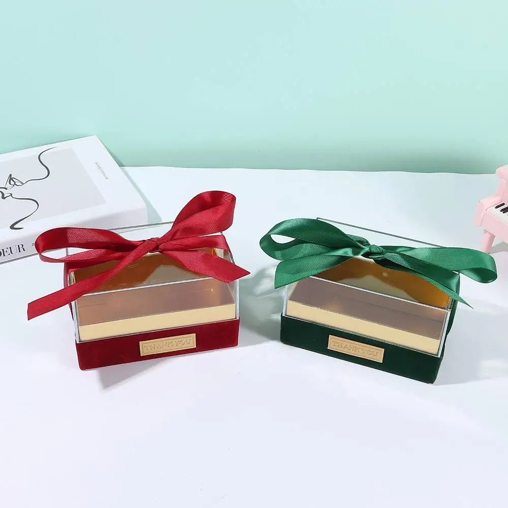 Clear Acrylic Gift Box with Elegant Bow – Transparent Luxury Packaging for Birthday Par... - SKU TCCB1601 - UGI Packaging