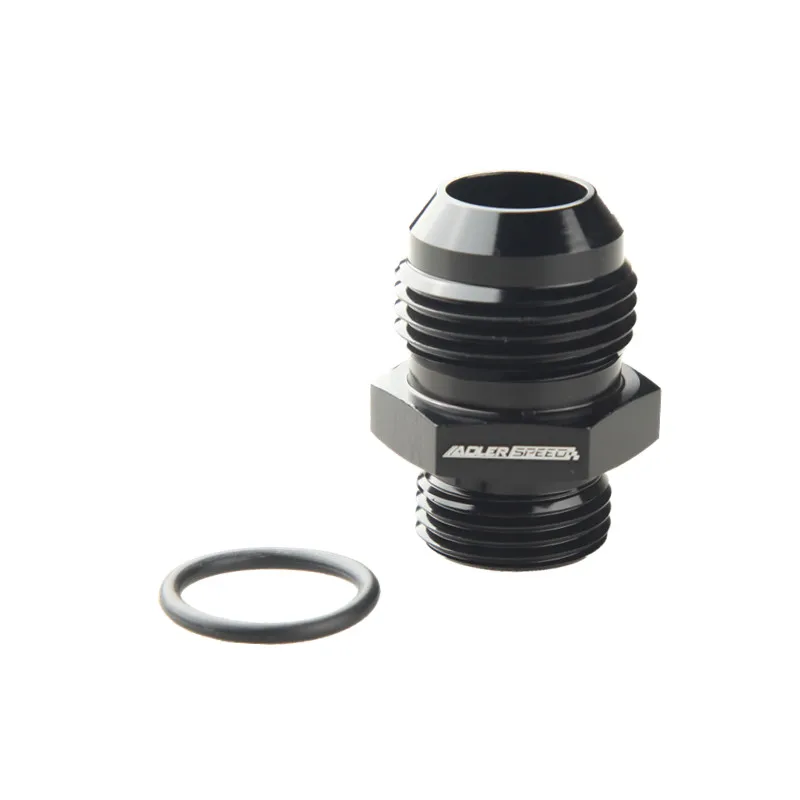 

12AN -12AN Male Flare To AN10 -10AN Straight Cut O-Ring Fitting Adapter Blue Black