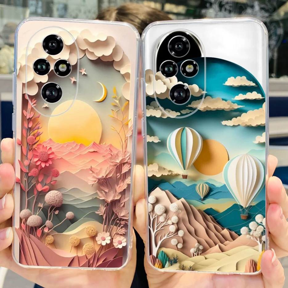 Cute Painted Clear Silicone Case - Soft Protective Cover