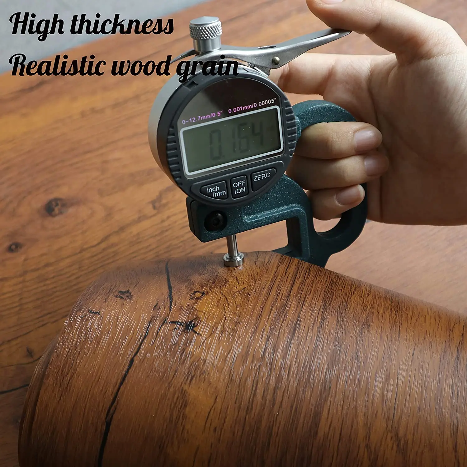 80cm genişlik ahşap tahıl DIY kendinden yapışkanlı duvar kağıtları eski mobilya yenileme dolapları mutfak duvar Sticker su geçirmez ev dekor