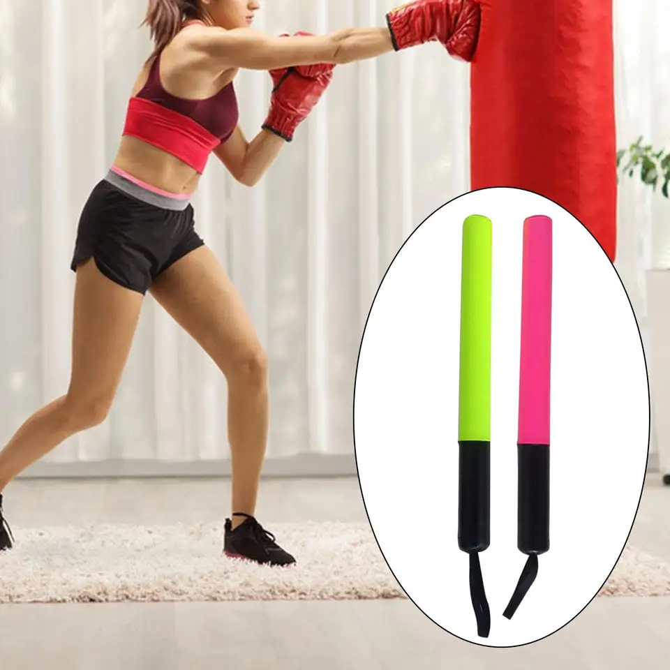 2 Bastoncini Da Allenamento Per Boxe - In Schiuma Con Impugnatura Ergonomica 816910