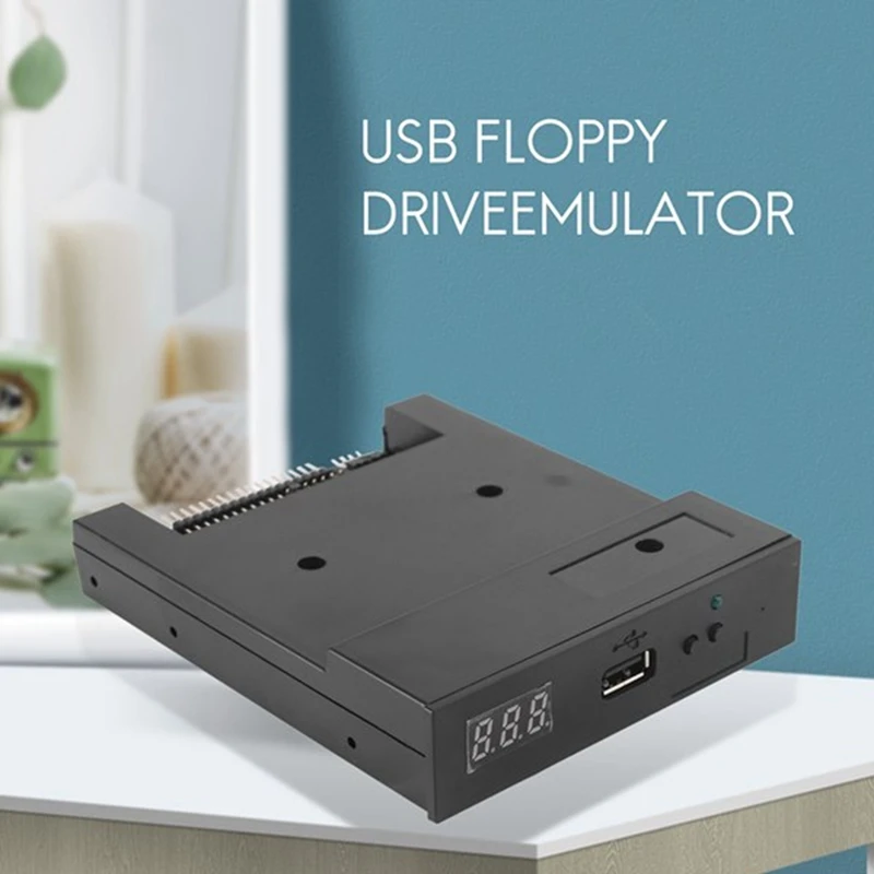 SFR1M44-U100K Black 3.5 Inch 1.44Mb Usb Ssd Floppy Drive Emulator For Yamaha Korg Roland Electronic Keyboard Gotek 3