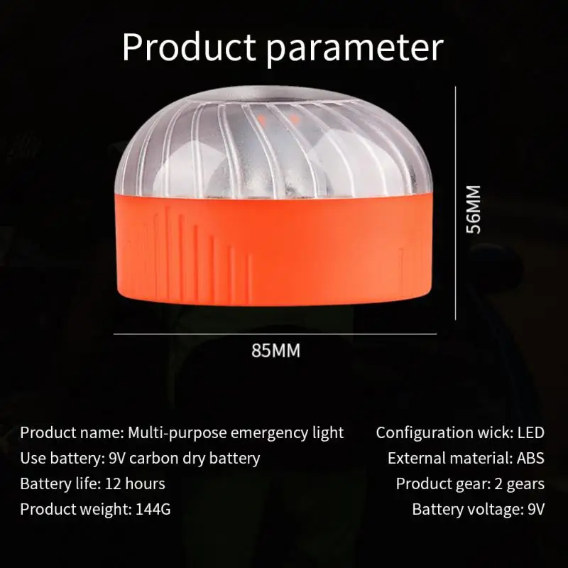 Emergency Light Approved Car Emergency Beacon Light Rechargeable Magnetic Induction 1/2/3PCS Spain Car Emergency Light V16 Homologated Dgt