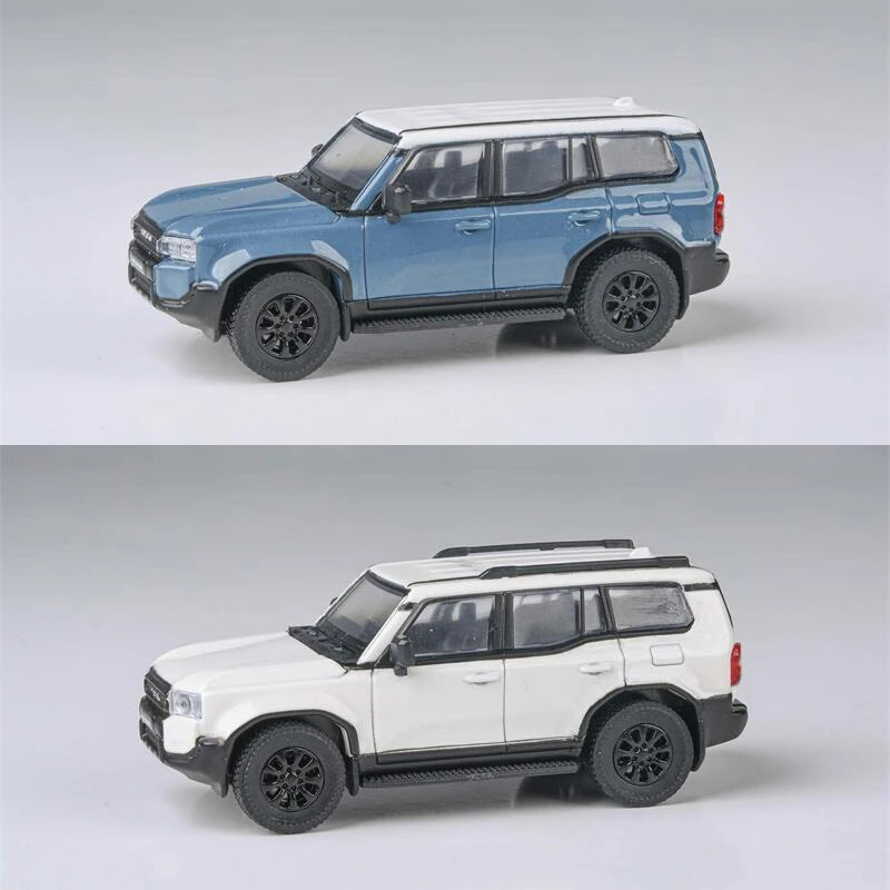 

** Предзаказ ** пара64 2024 Land Cruiser LC 250 Heritage, голубой/белый литый под давлением автомобиль