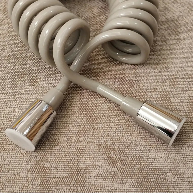 Telephone line Shower Hose 1.5m/2m/3m PU Bathroom Spring Flexible for Water Plumbing Toilet Bidet Sprayer Bathroom Accessories shower hose plumbing hose plumbing supply hose