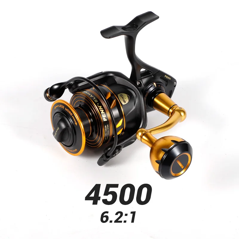 PENN CLASH CLA 2000-8000 Spinning Fishing Reel 8+1BB Full Metal Body  Saltwater HT-100 Bass Carp Fihsing wheel