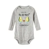 Our First Father's Day Together Infant Bodysuit Long Sleeve Crew Neck Romper Caaual Girl Boy Jumpsuit Fathers Day Best Gifts 5