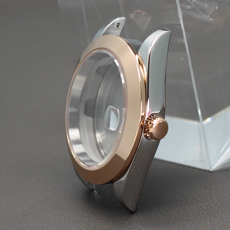 Nh34 Nh35 Nh36 Miyota 8215 Movimento 28.5Mm Quadrante In Acciaio Inossidabile Per 36Mm/40Mm Custodie Per Orologi Parti Air King Sapphire Crystal Glas