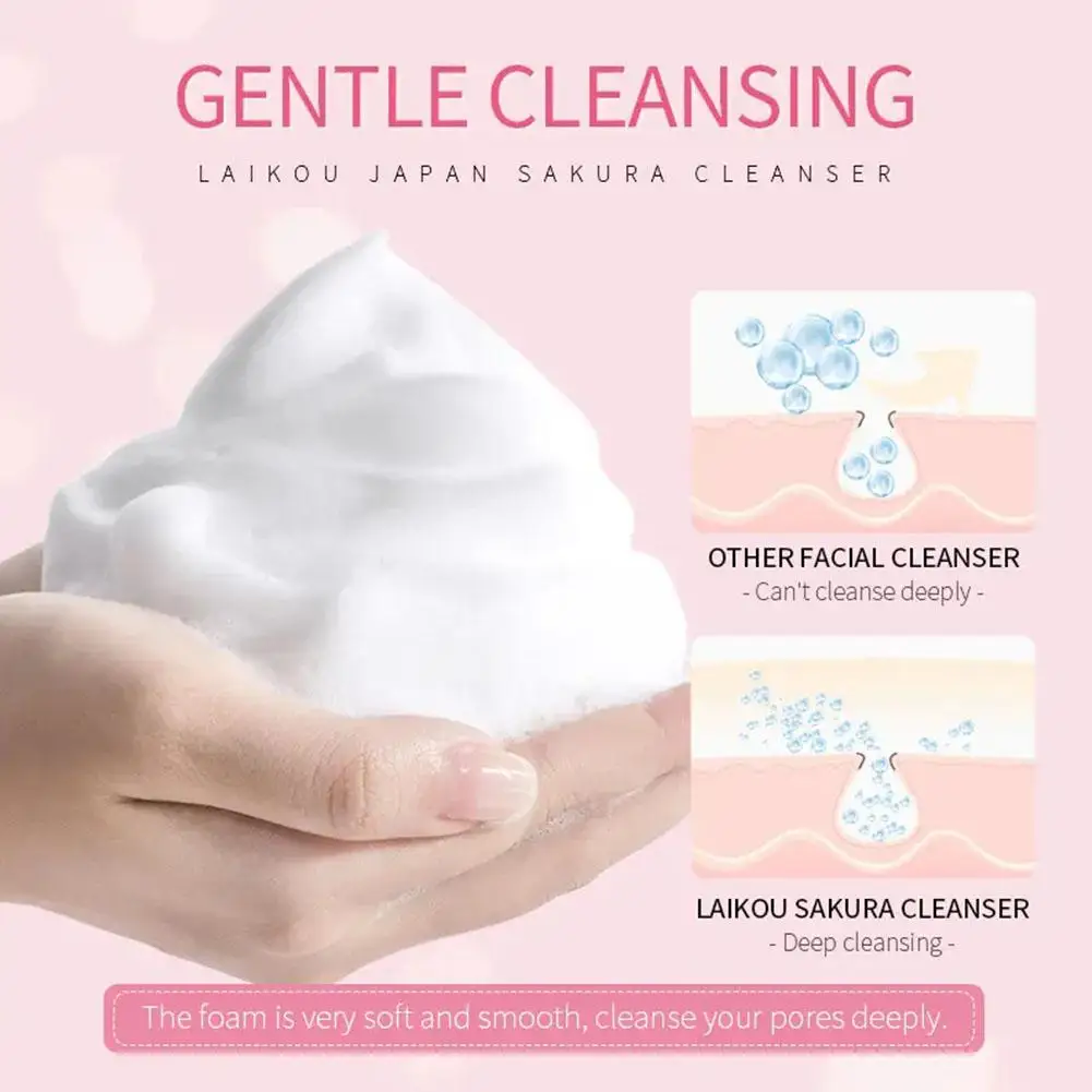 Sakura Skin Care Set - Cleanser Serum Eye Cream Facial Cream  Sunscreen Travel Kit for Women