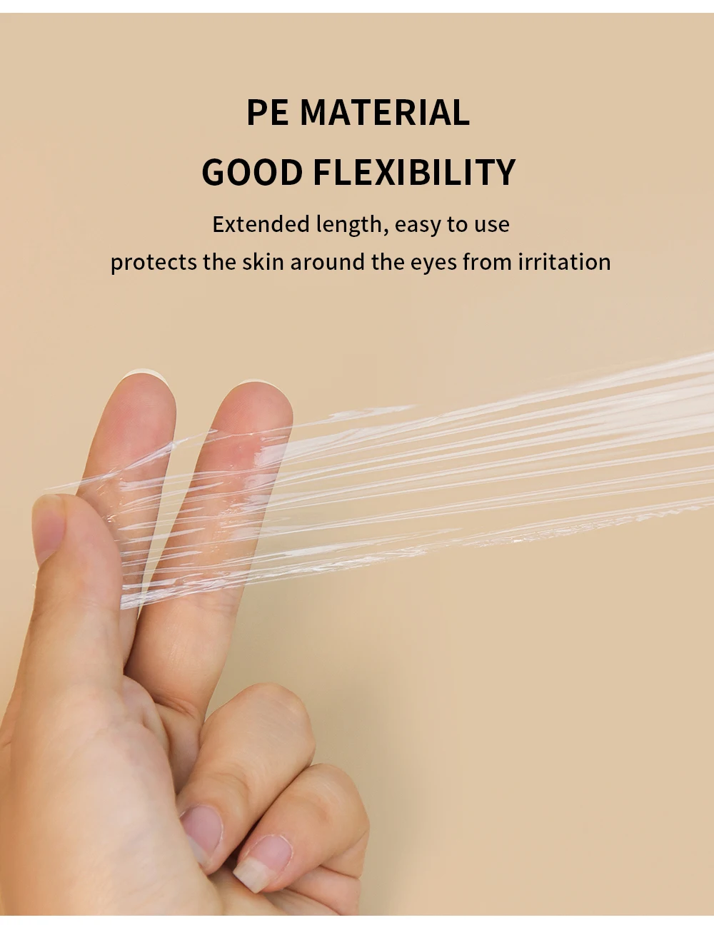 Description Picture 6 of itemEyelash Remover Clear Plastic Wrap Eye Preservative Film Professional False Eyelashes Extension Makeup Tool