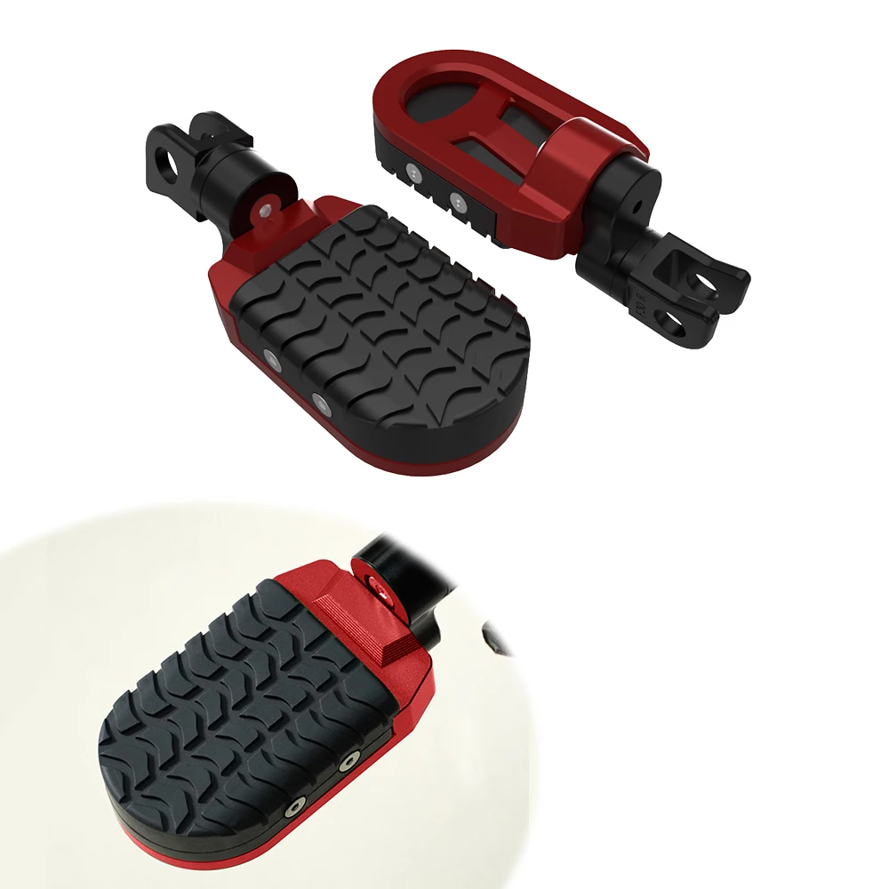 Misura Per Harley Davidson Xl 1200 C/L/R/ S Sportster Sport Xr 1000 Xls/Xlx-6 1100 Pedali Di Riposo Regolabili Poggiapiedi Anteriore Moto