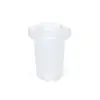 2Pcs 14mm Female to 18mm Male Clear Glass Expander Reducer Adapter Connector Lab 1