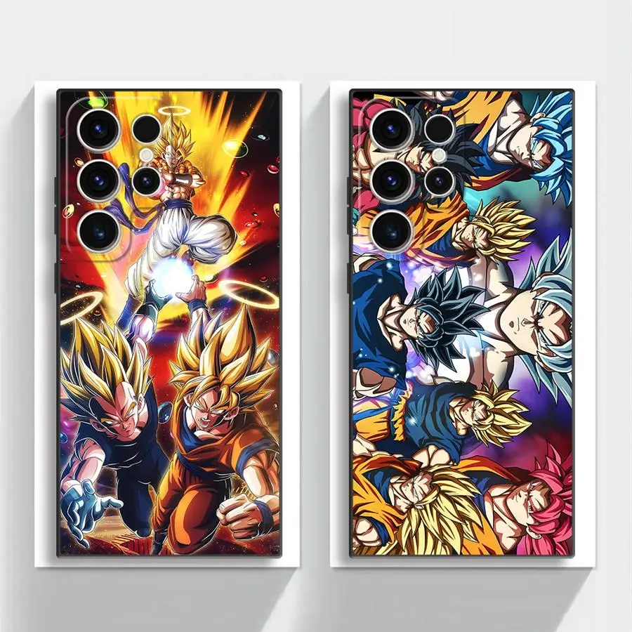 Vibrant Dragons Anime Art Soft Phone Case