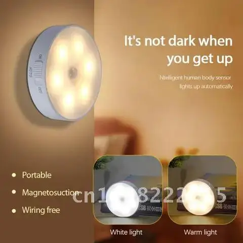 

Night Lights Motion Sensor Bedroom Decor Night Lamp Children's Gift USB Charging Led Night Light Bedside Bedroom Decoration