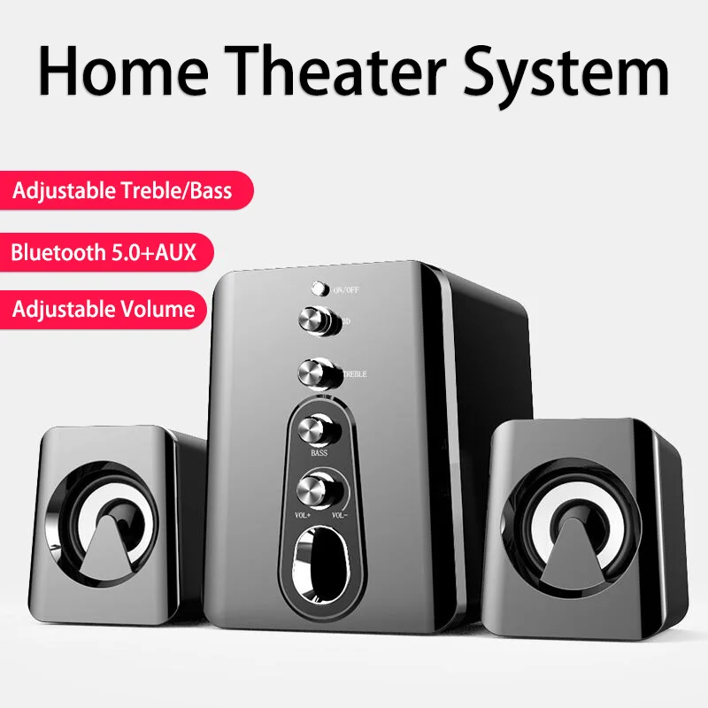 

Computer Audio Desktop Home Wired Small Speaker Bluetooth Multimedia Notebook Subwoofer Speaker