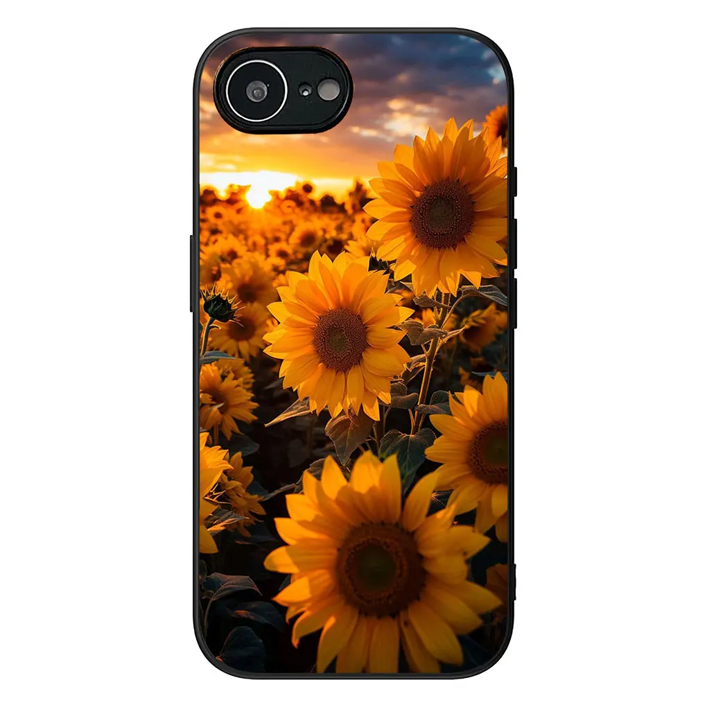 Sunflower Van Gogh Starry Night Soft Phone Case Cover