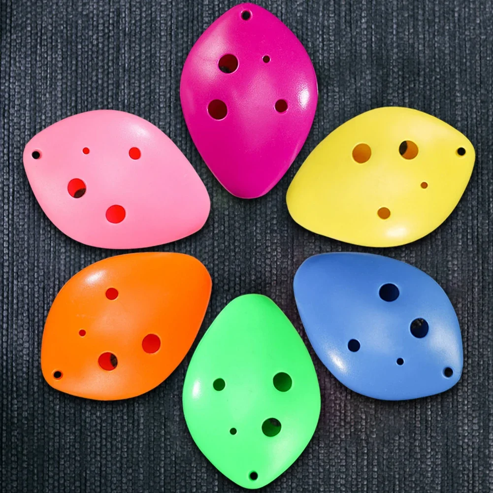 Ceramic Flute 6 Holes Portable Whistle Song Book Neck String Ocarina Musical Instrument Baby Child Gifts