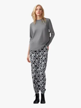 منتصف الخصر على شكل قلب السراويل الكاحل المطبوعة للنساء ، عارضة ، مريحة ، تنفس النسيج ، الرياضة في الهواء الطلق ، الحماية من الشمس ، فضفاضة ، السيدات 5