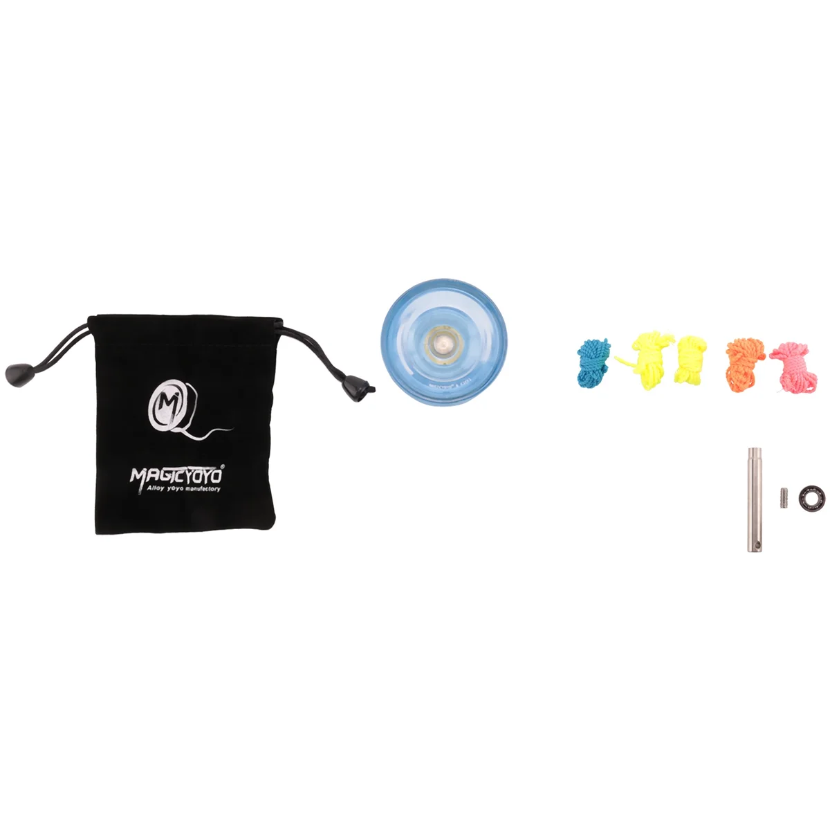 A72I K2 Plus Crystal Responsive Yoyo,Dual Purpose Yo-Yo with Replacement Unresponsive Bearing for Intermediate,Blue