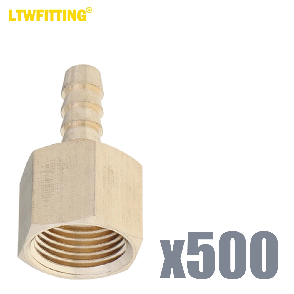 

Латунный штуцер без содержания свинца LTWFITTING, штуцер/адаптер, 1/4 дюйма, штуцер для шланга x 3/8 дюйма, Женский NPT топливный газ, вода (комплект из 500 штук)