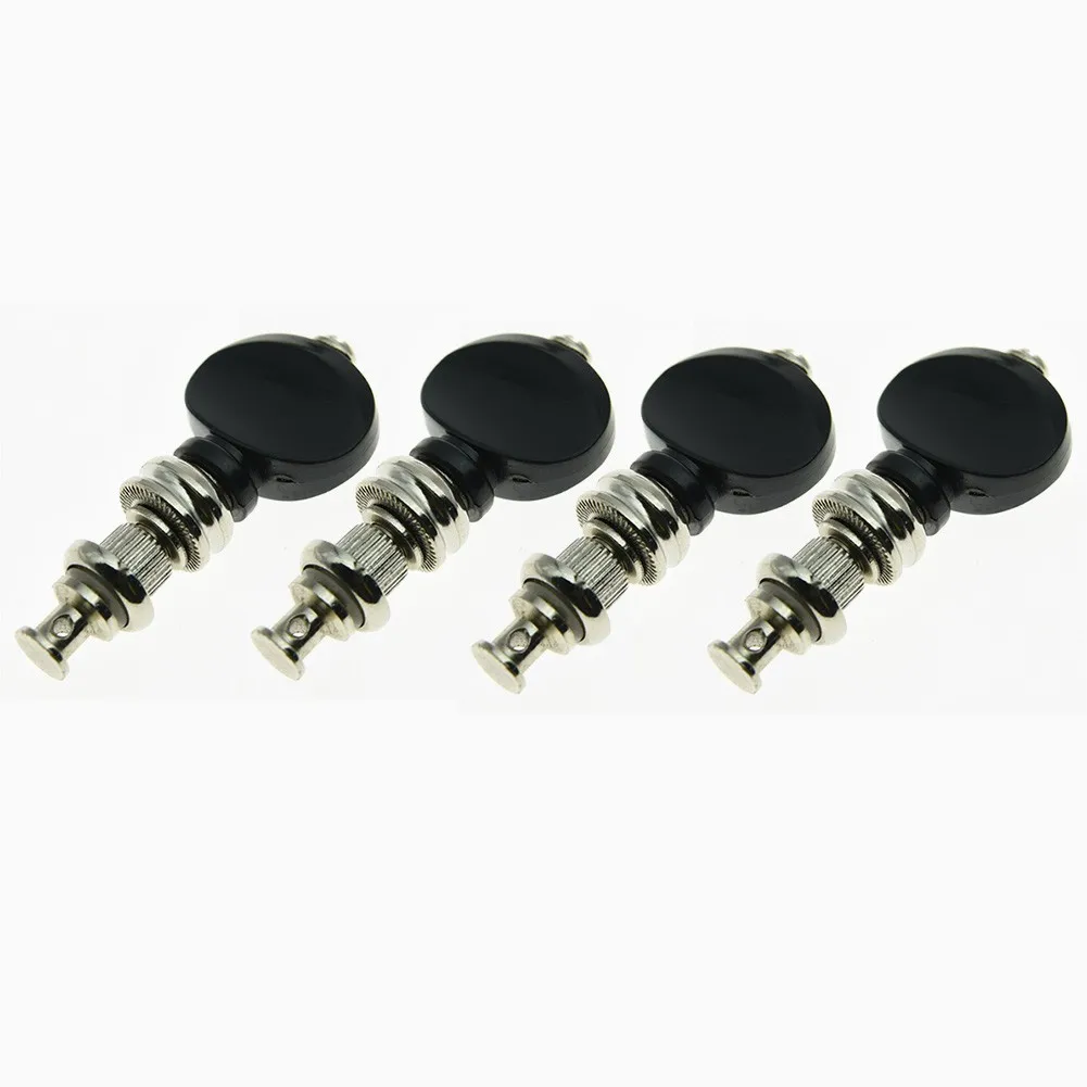 4X 8MM Nickel Precision Ukulele Tuners Tuning Keys Pegs Machine Head Accessories Tuners Keys Part Parts Guitar Accessories