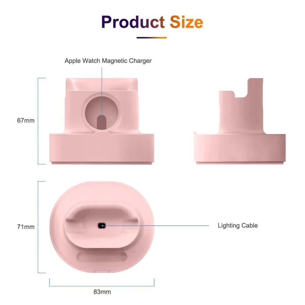 3 in 1 Watch Charger stand Dock for Apple Watch Series 9/8/7/6/5/4/3/2/1 Airpods Pro Ultra iPhone 14 13 12 MAX