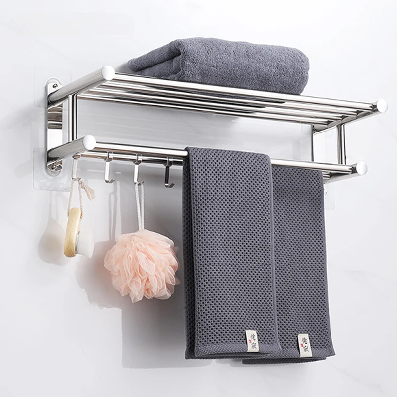Bathroom Accessories Stainless Steel Polish Towel Shelf Toilet Paper Holder Soap Holder Towel Rack Toothbrush Robe Hook