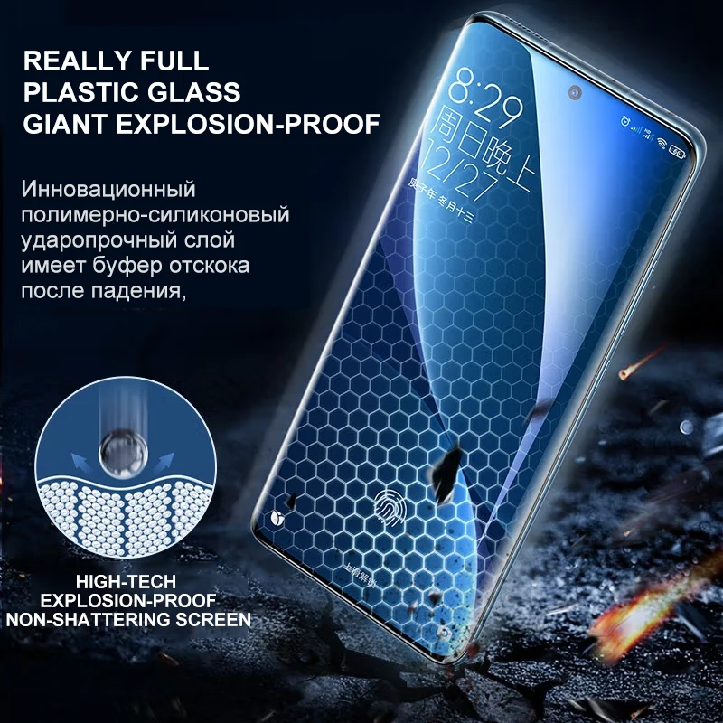 3D Curved Full Glue UV Tempered Glass Screen Protector