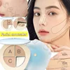 TIMAGE Three-color Facial Concealer Covers Spots Acne Marks Tear Troughs Nasolabial Folds and Dark Circles Under The Eyes 1