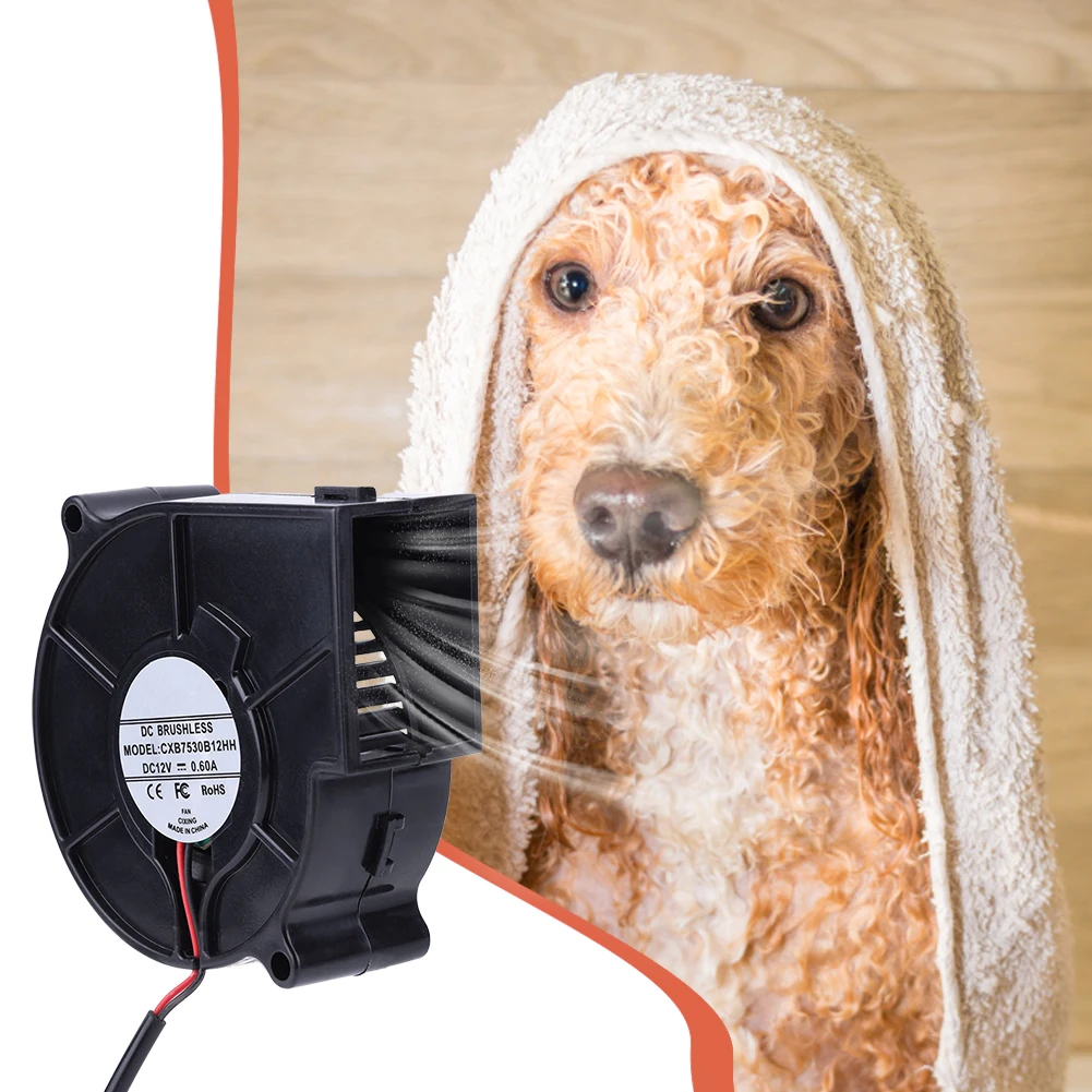 6000RPM Air Blower with Variable Speed Controller DC 12V BBQ Fan Air Blower Blower Fan BBQ Blower Fan BBQ Grill Cooking Blower