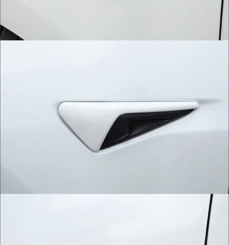 Auto Seite Kamera Schutzhülle ABS Carbon Faser Schutzhülle Blinker Abdeckung Geeignet für Tesla Modell 3/Y/X/S 2017-2022 – Detail 6