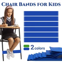 12/20Pcs Stretchy Chair Bands Classroom Chair Bands Desk Straps Bands Colorful Chair Bands For Kids With Fidgety Feet ADHD 1