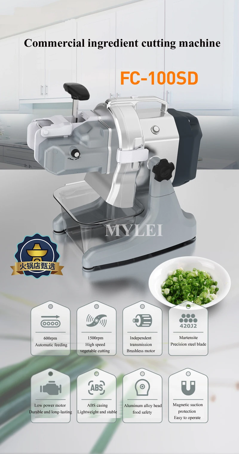 Description Picture 3 of itemMultifunction Vegetable Chopping Machine Automatic Vegetable Cutter Dicing Machine Electric Celery Cutting Machine