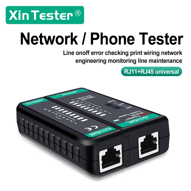 ZoeRax – testeur de câble réseau, testeur de câble Lan RJ45 RJ11 RJ12 CAT5  UTP testeur de câble LAN outil de réseau réparation de réseau - AliExpress